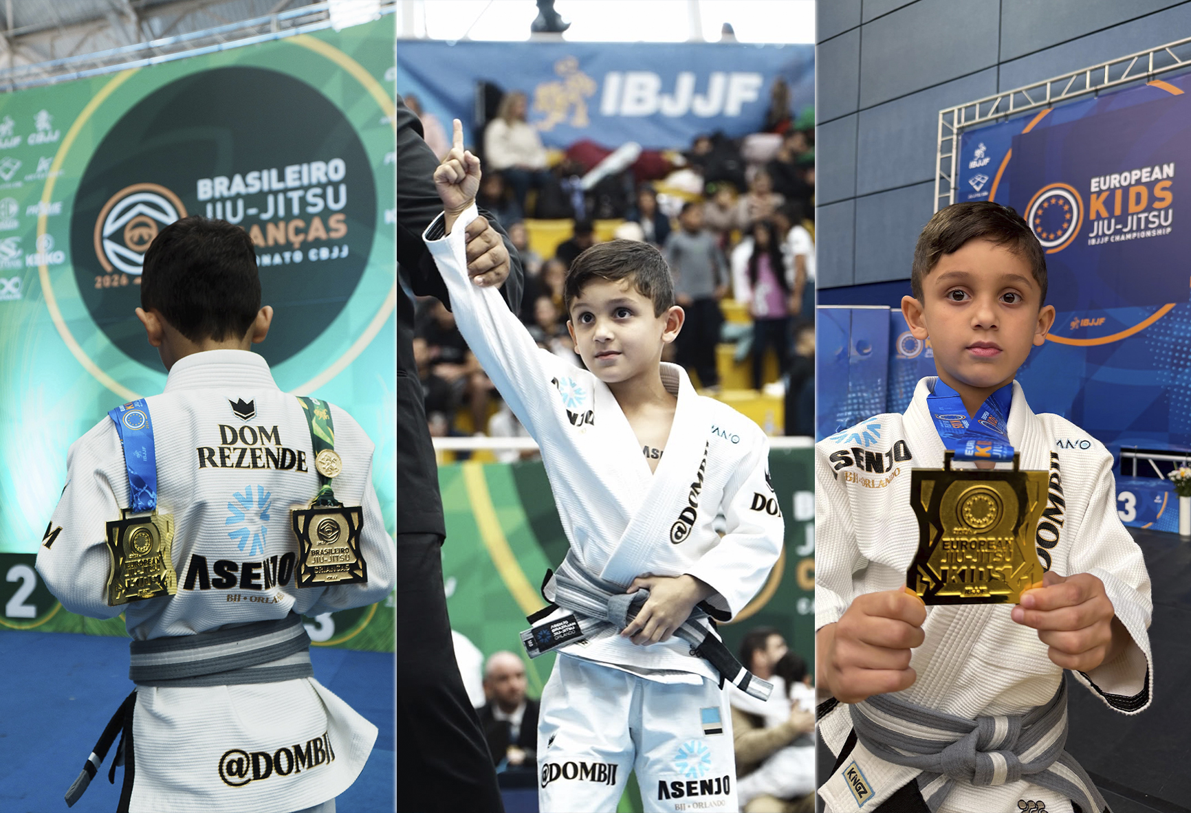 Dom Rezende chega ao Pan Kids como líder do ranking mundial da IBJJF e invicto na temporada