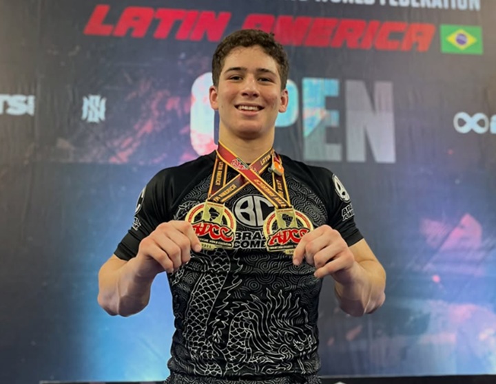 Aos 17 anos, faixa-azul da Ágora vive em Jundiaí, aposta em um Jiu-Jitsu agressivo e se prepara para o GP do Turris Invitational (Foto: Reprodução)