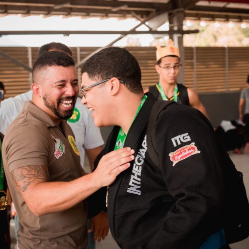 Deputado estadual Yuri Moura marcou presença no Estadual da FJJE, em Petrópolis (Foto: Divulgação)