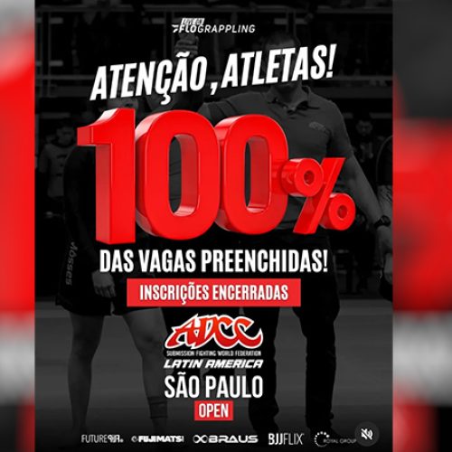 ADCC Open São Paulo fecha as inscrições