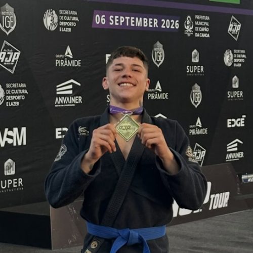 Aos 20 anos, faixa-azul Caio Lucas será um dos atletas em ação no GP do Turris Invitational, em novembro (Foto: Reprodução)