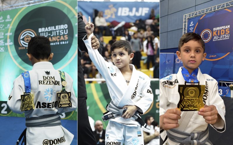 Dom Rezende chega ao Pan Kids como líder do ranking mundial da IBJJF e invicto na temporada